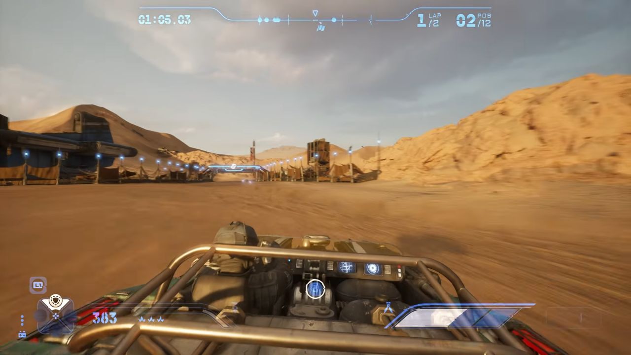STAR WARS: Galactic Racer Far Chase View