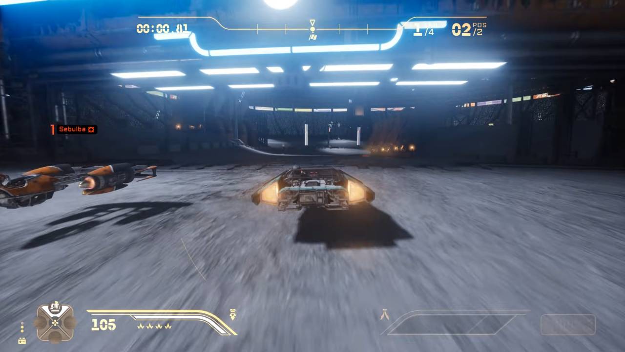 STAR WARS: Galactic Racer Starting Race with Sebulba