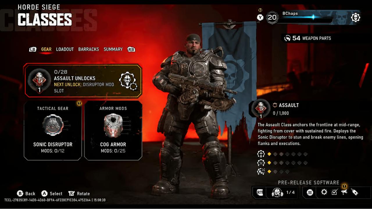 Gears of War E-Day Assult Class