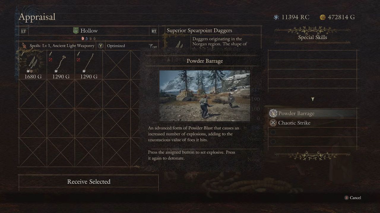 Dragon's Dogma 2: Dark Arisen Special Skills