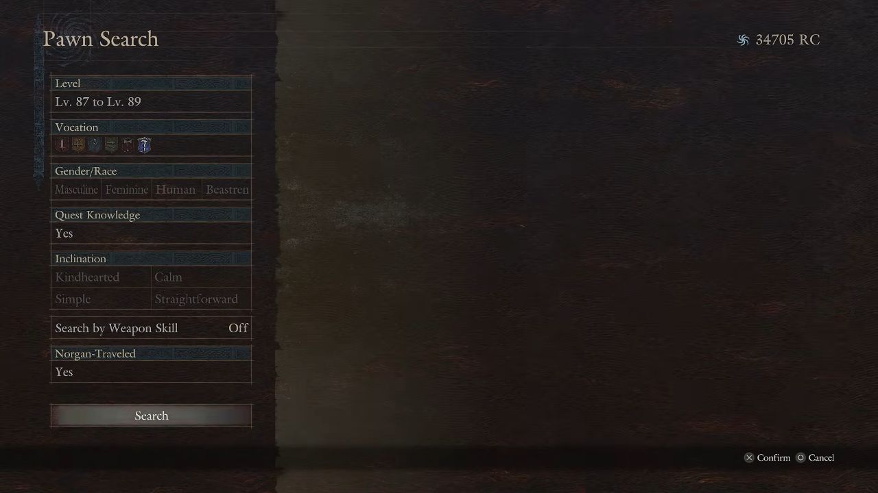 Dragon's Dogma 2: Dark Arisen Searching Pawn