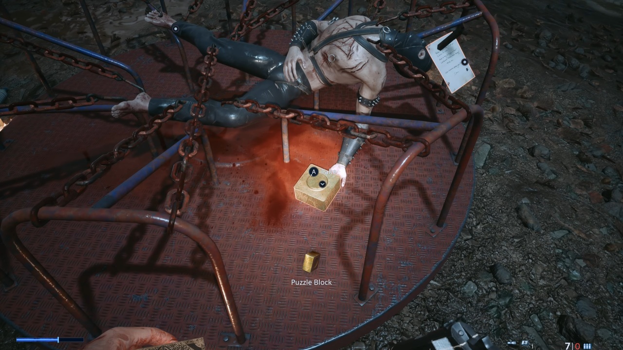 hellraiser missing statue tongue playground