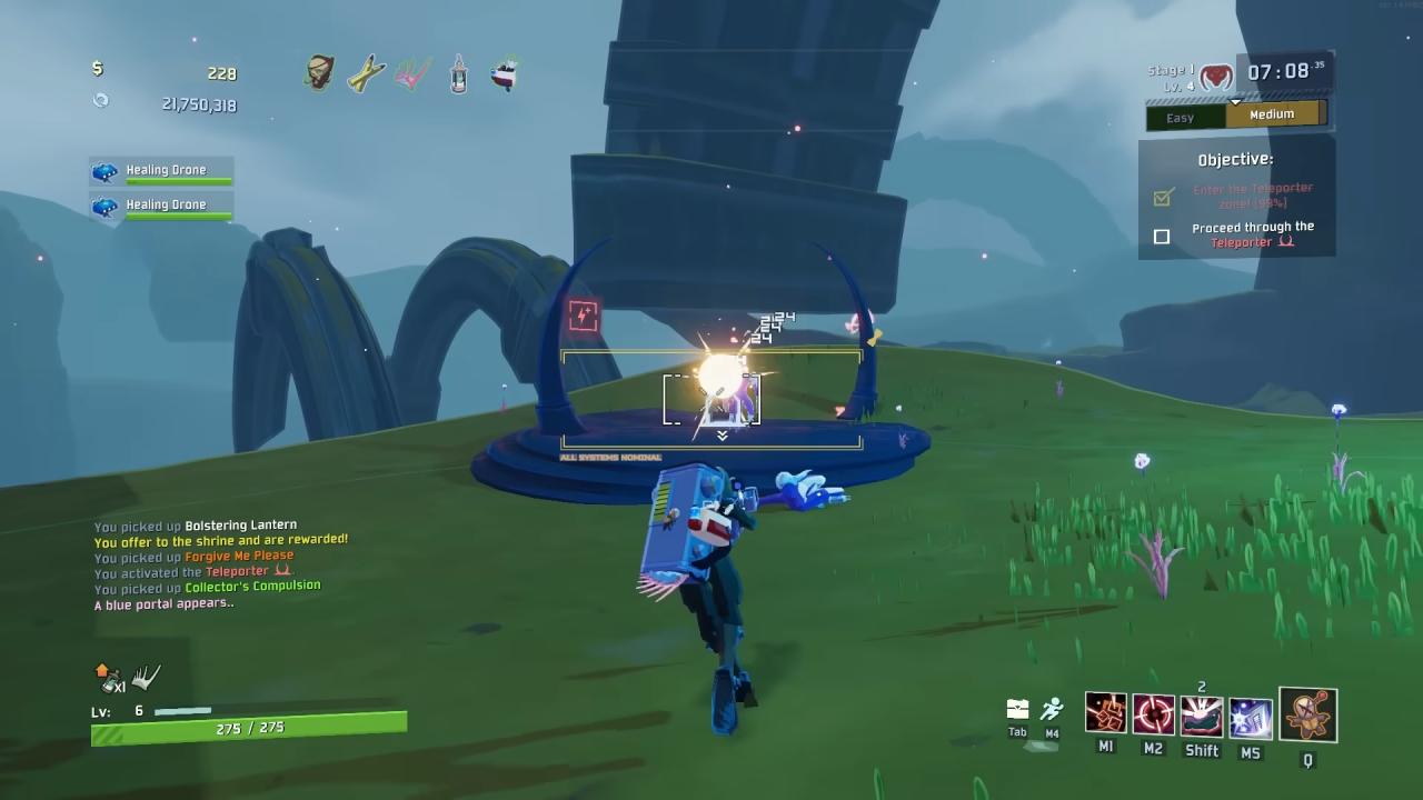 Risk of Rain 2: Hallowed Concepts Open-World Gameplay