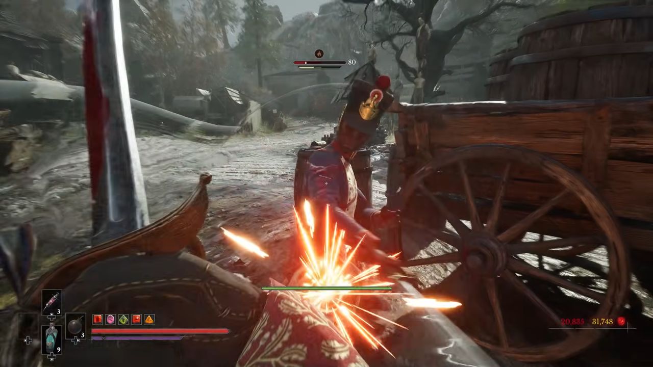Valor Mortis Parrying Attacks
