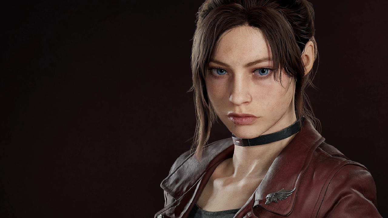 Resident Evil Veronica Claire Redfield posing seriously