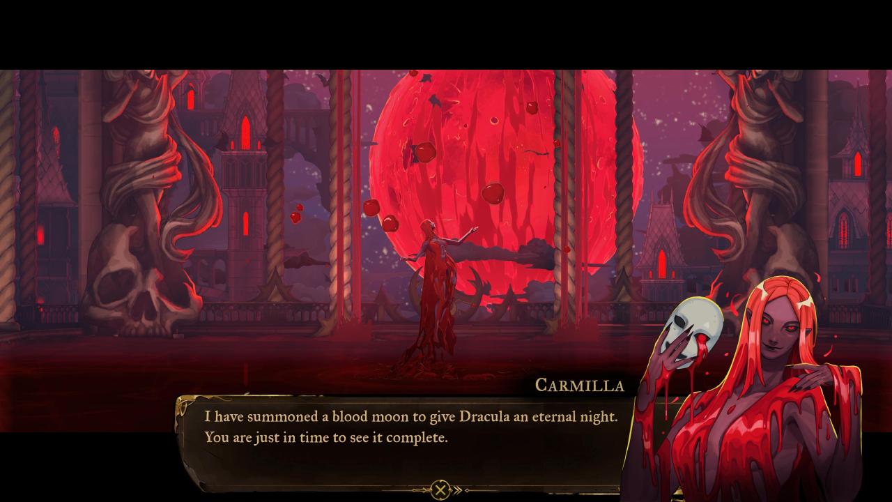 Castlevania: Belmont's Curse Carmilla Boss Fight