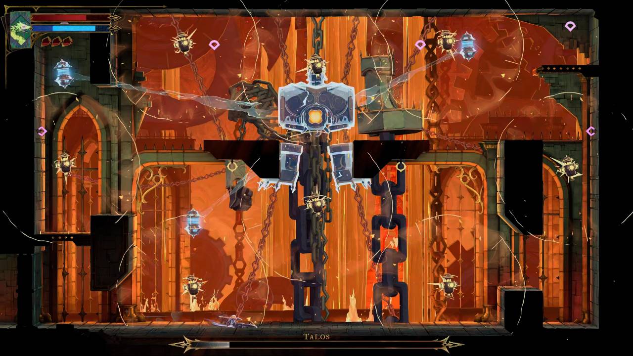 Castlevania: Belmont's Curse Talos The Builder Boss Fight