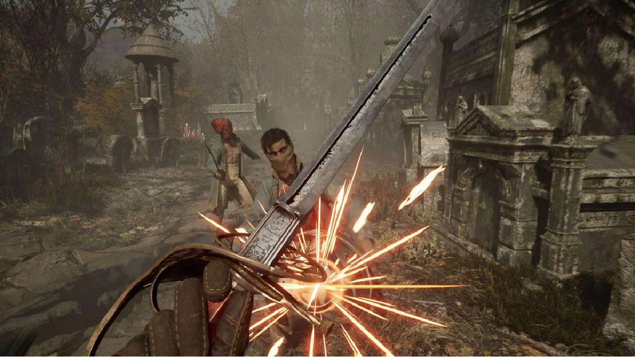 Valor Mortis Using Rapier to parry enemy attack