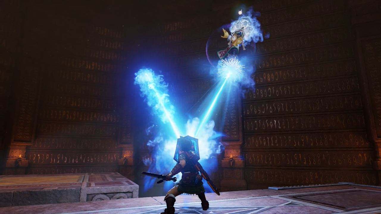 The Legend of Zelda Ocarina of Time Link fighting Twinrova