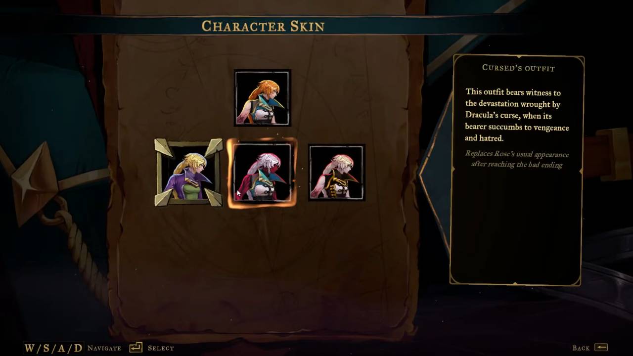 Castlevania: Belmont's Curse Character Skin