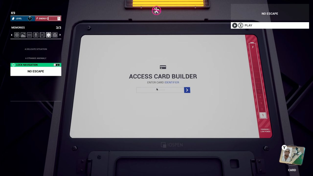 Rivage Access Card Builder