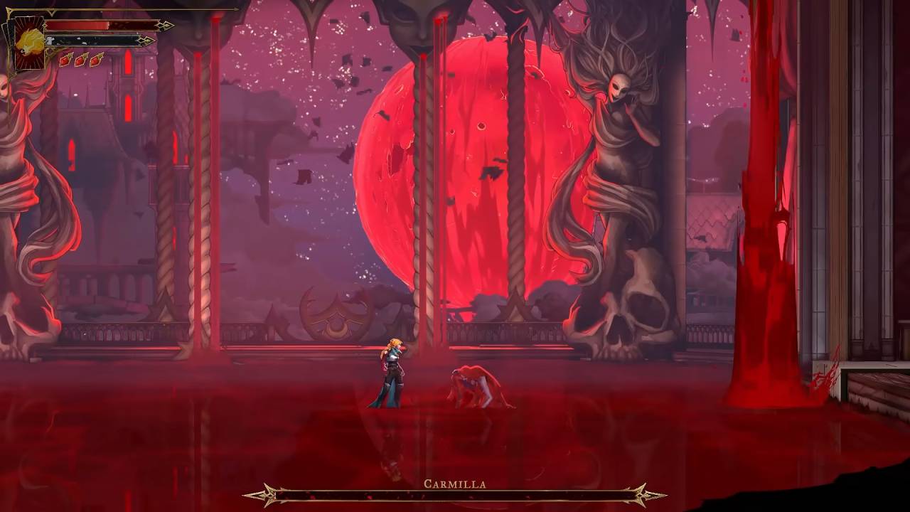 Castlevania: Belmont's Curse Beating Carmilla for Aerial Rush