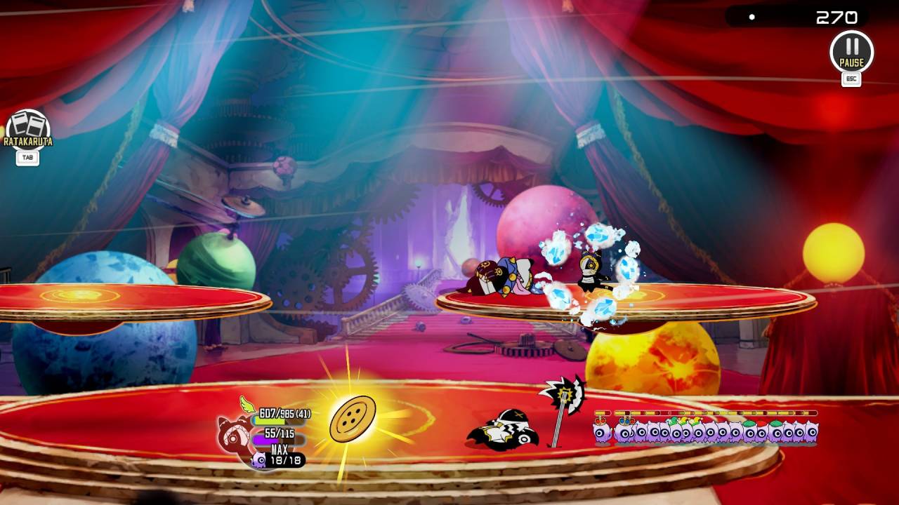 Ratatan Cobatans battle on circus platforms