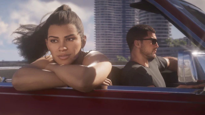 GTA 6 Jason and Lucia in the Car