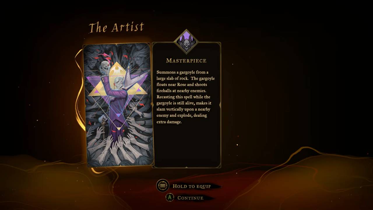 Castlevania: Belmont's Curse Artist Encounter Rewards