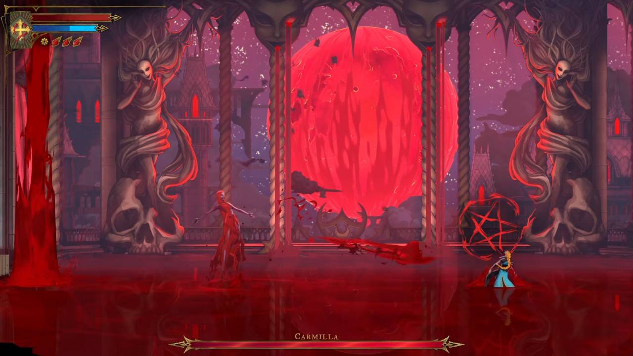 Castlevania: Belmont's Curse Breaking Carmilla's Skull Defenses