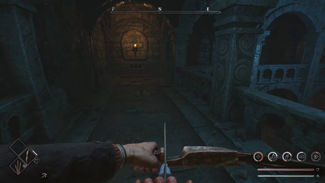 Among the Trolls First Person POV of going down Stairs