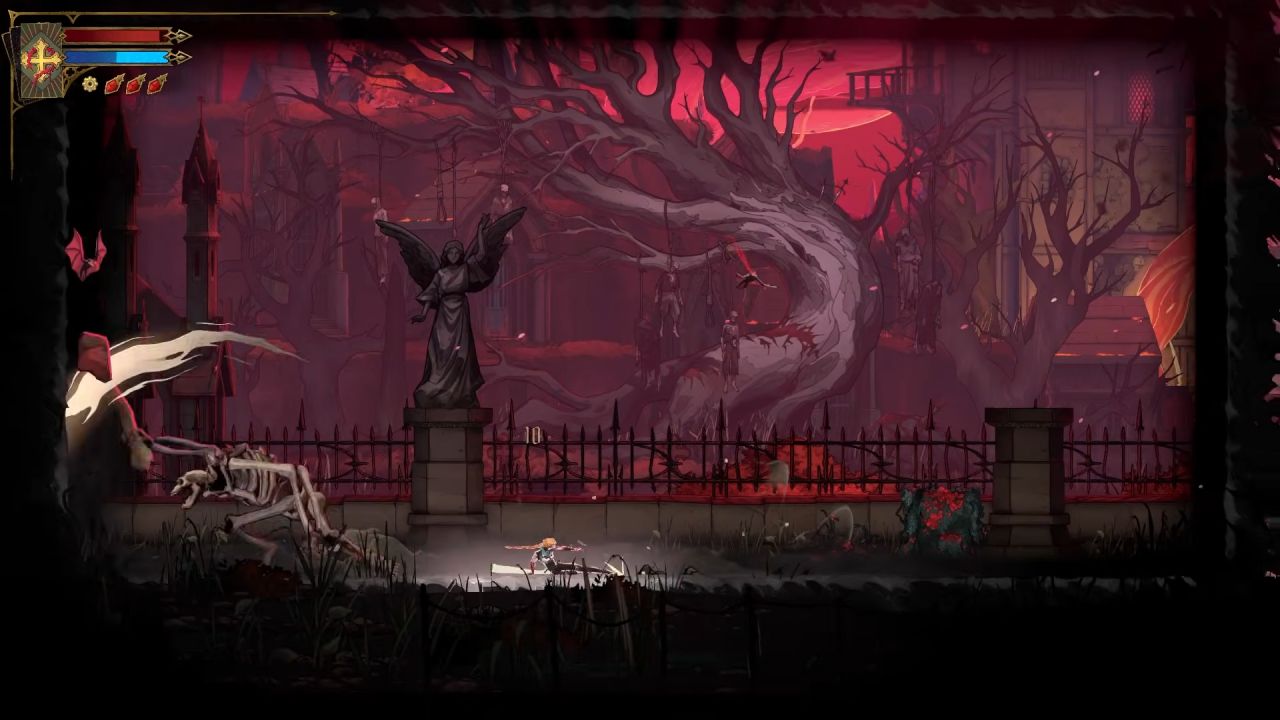 Castlevania: Belmont's Curse Slide backward Out of Reach