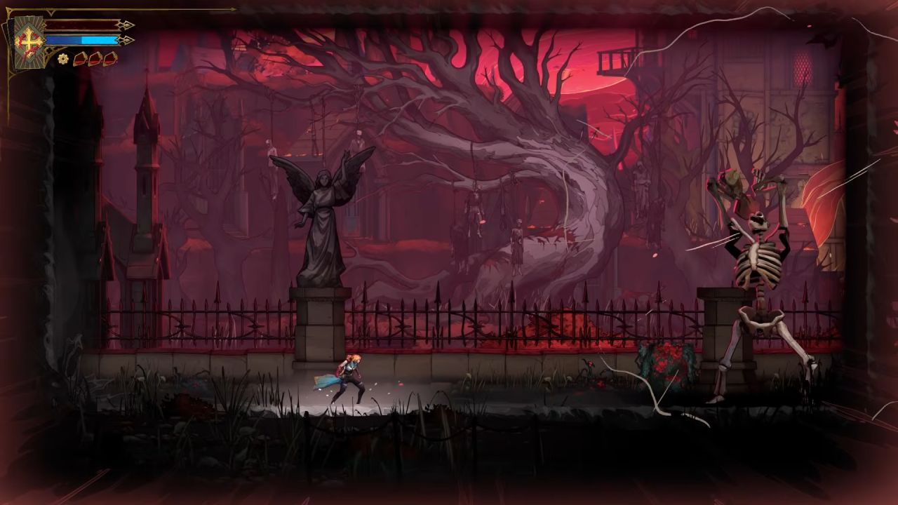 Castlevania: Belmont's Curse Visual Cue Skeleton Mini-Boss Changing Phase