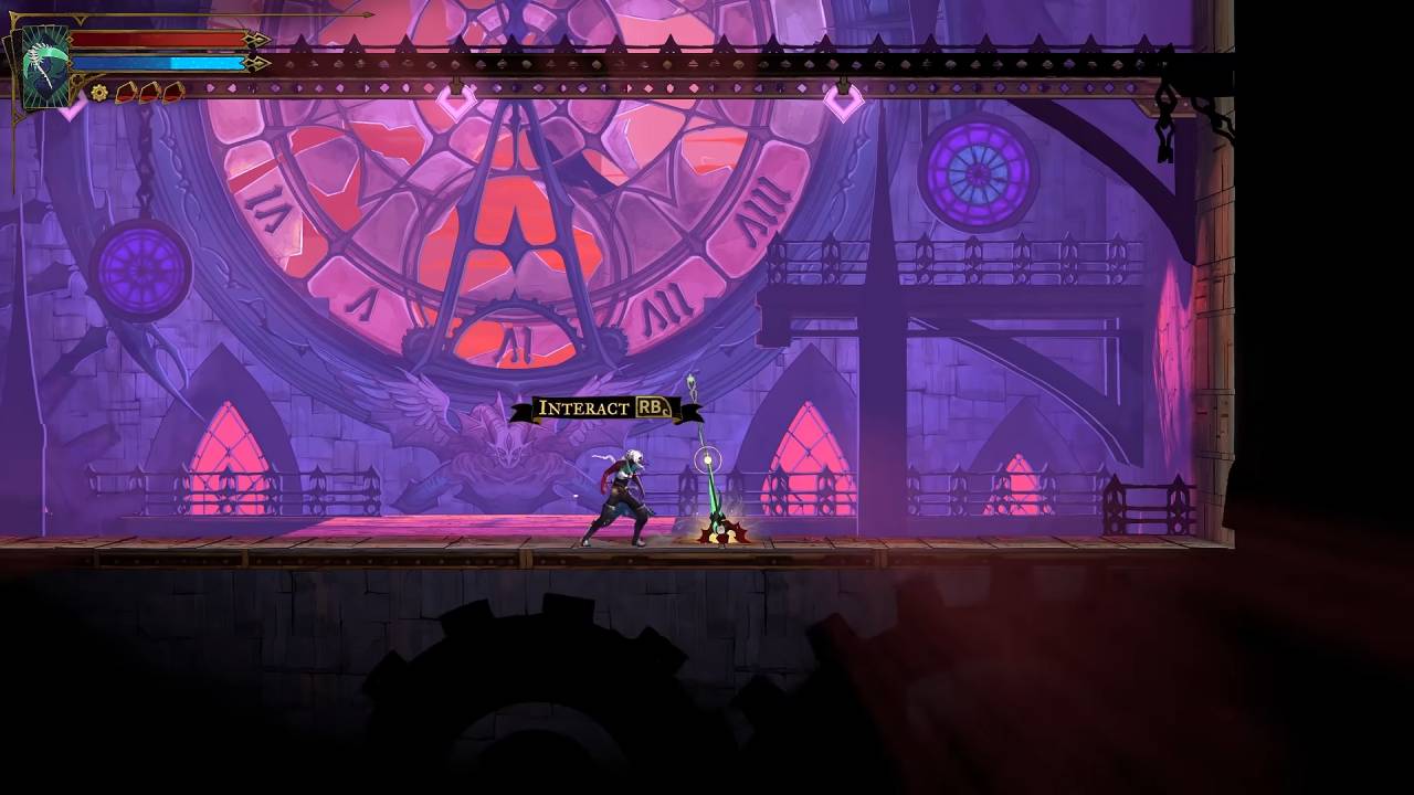 Castlevania: Belmont's Curse Clock chamber inside Clock Tower Defeating Isaac