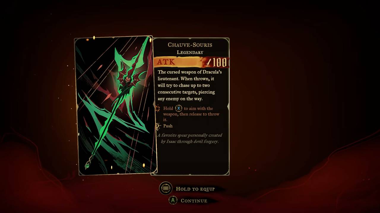 Castlevania: Belmont's Curse Chauve-Souris Reward