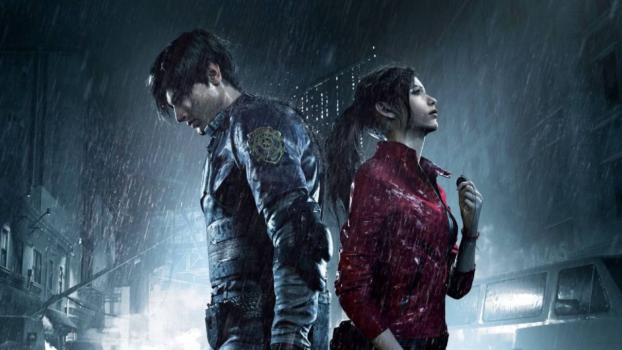 Resident Evil 10 key art features Leon S. Kennedy and Claire Redfield
