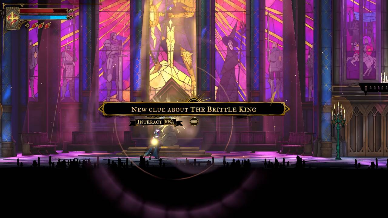 Castlevania: Belmont's Curse Brittle King Clue for Excalibur