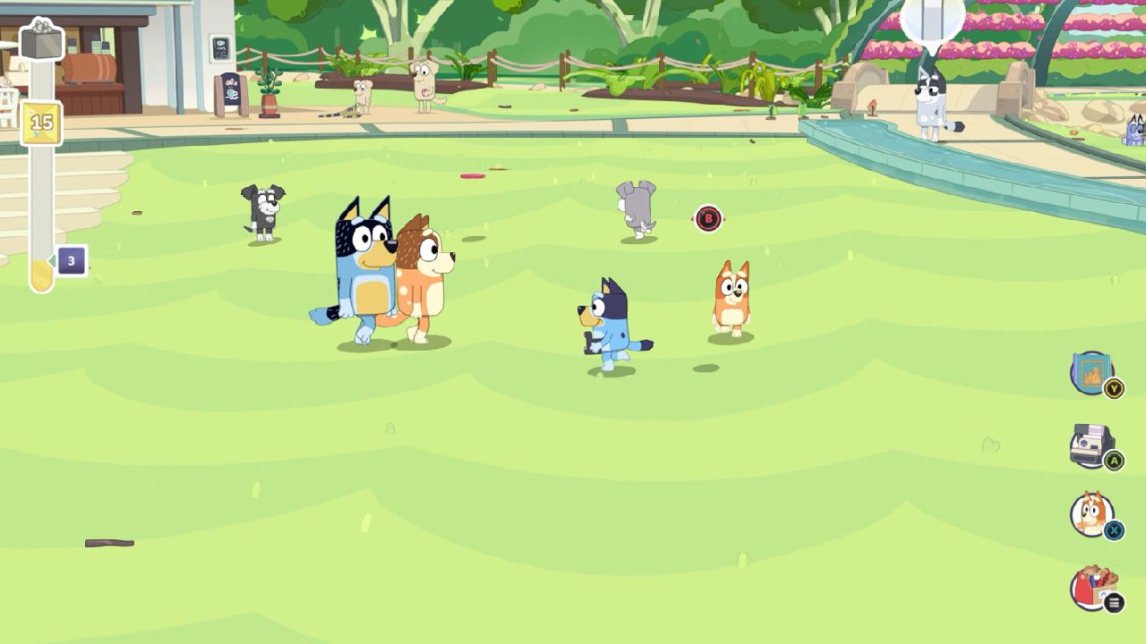 Bluey's Happy Snaps Blue Playing with Bingo