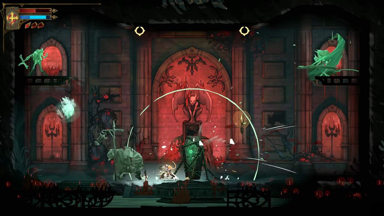 Castlevania: Belmont's Curse Bone Cross Skeletons