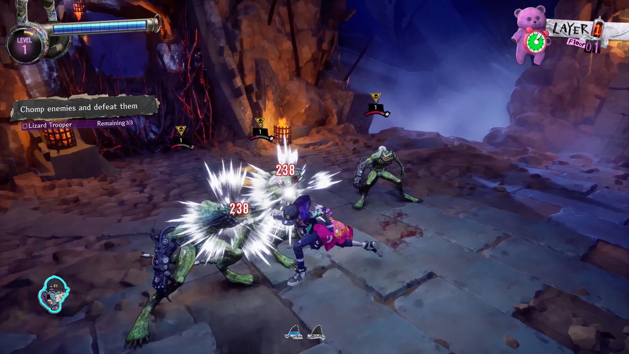 Stupid Never Dies Davy attacking lizard troopers