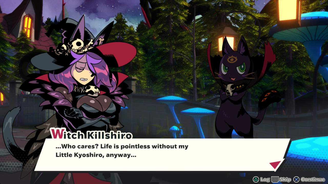 Demons' Night Fever witch Killshiro talking down