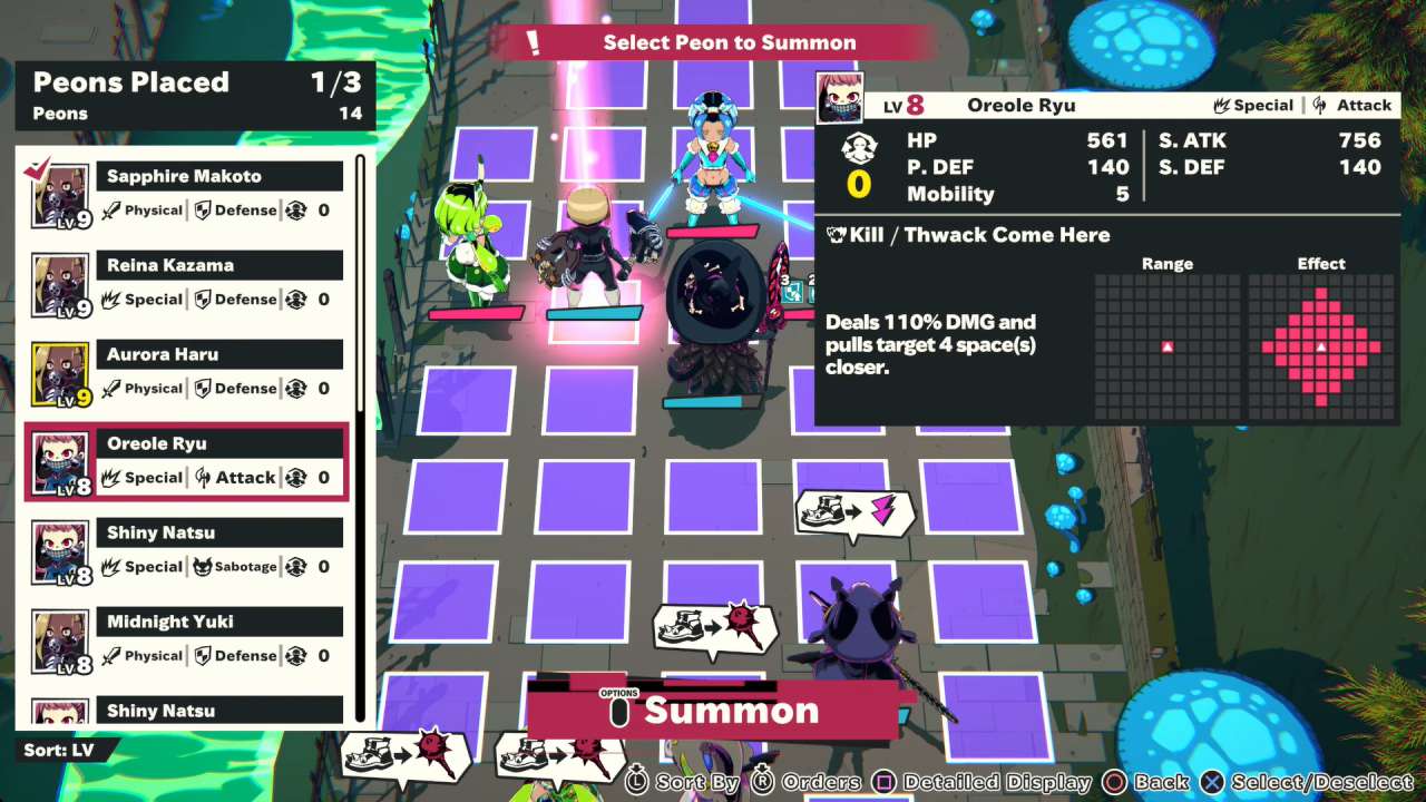 Demons' Night Fever player summoning peon