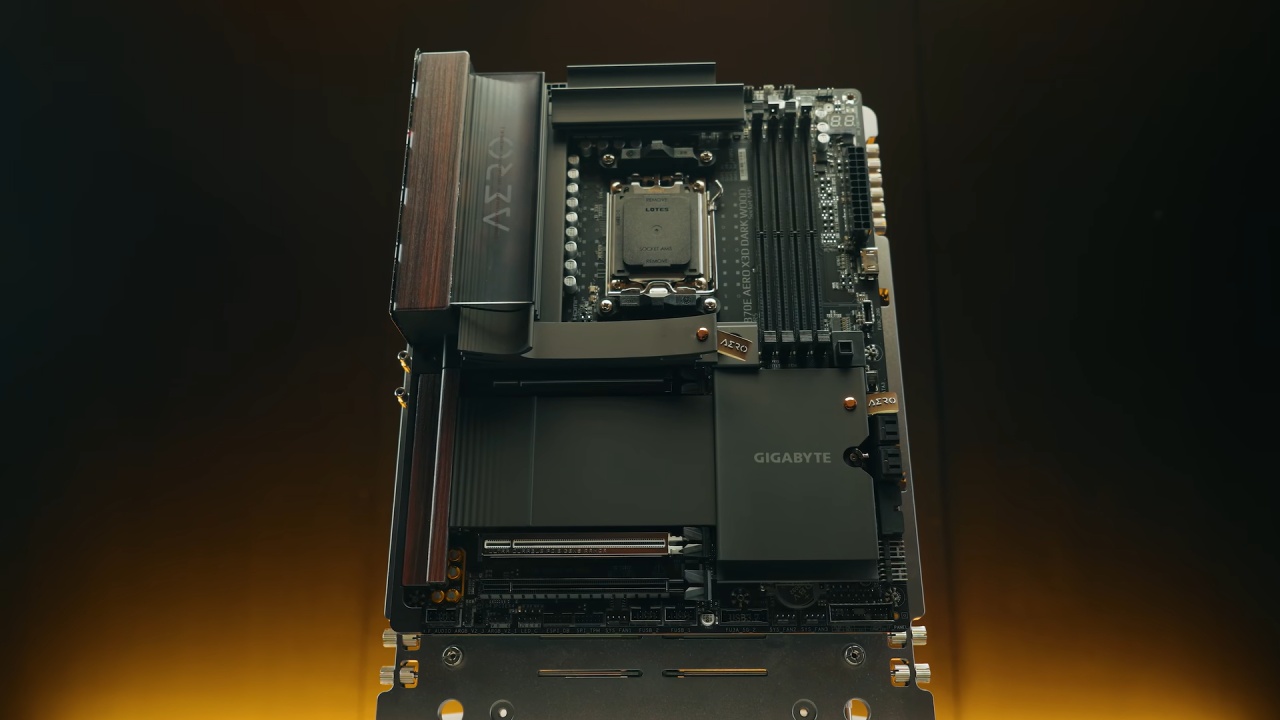 Gigabyte X870E Aero X3D Dark Wood