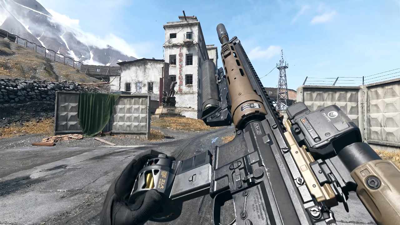 COD MW 4 Assault Rifle M4 Attachment