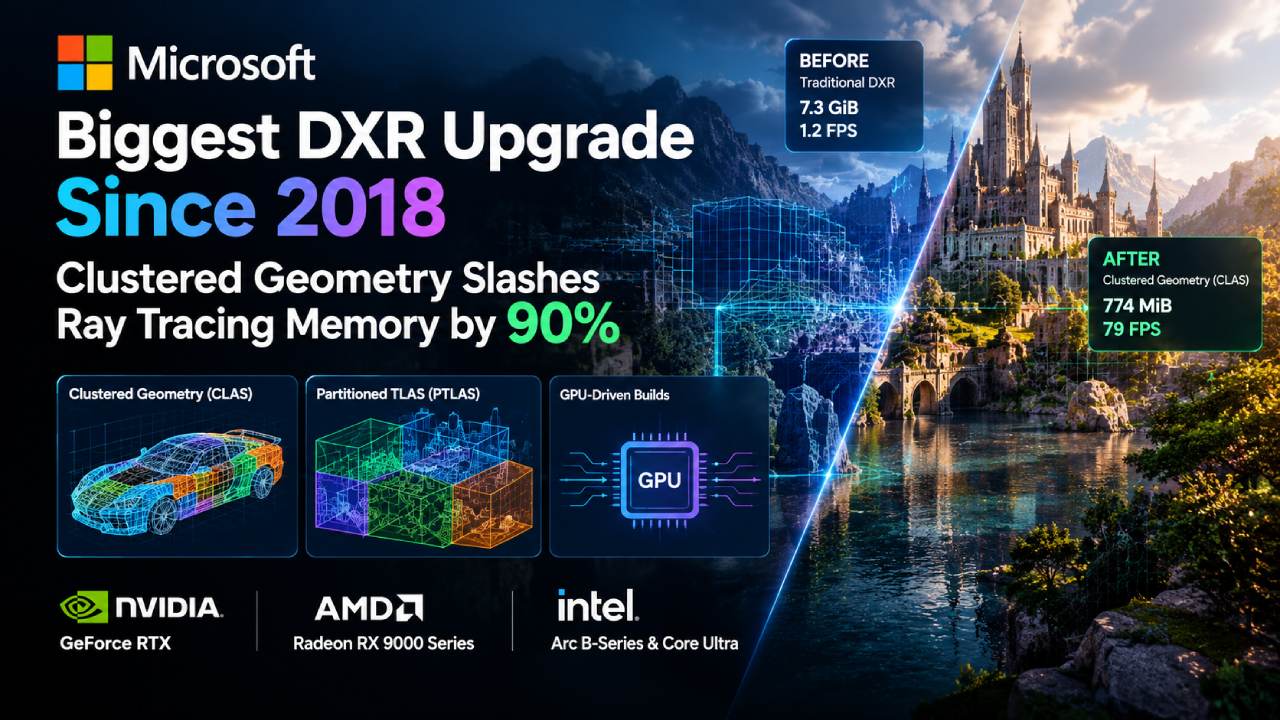 Microsoft's Biggest DXR Upgrade More Ray tracing to current GPUs  