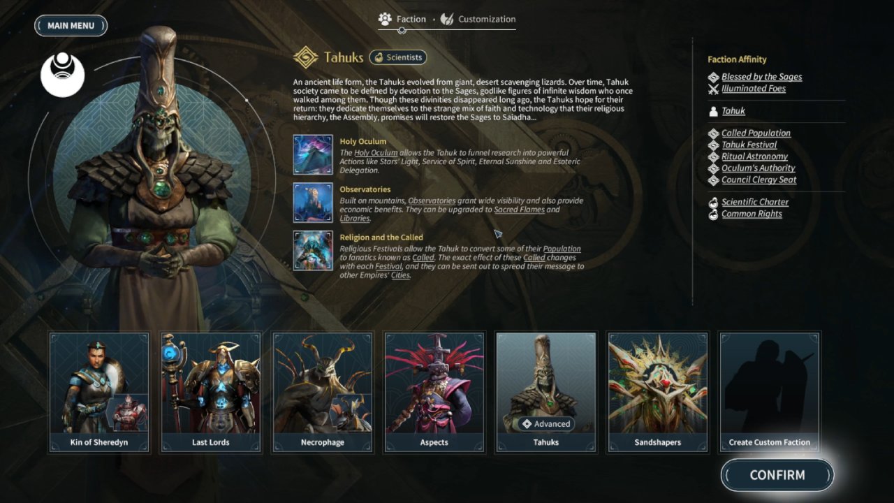 Endless Legend 2 Guide Tahuks: Research and Control the Holy Oculum