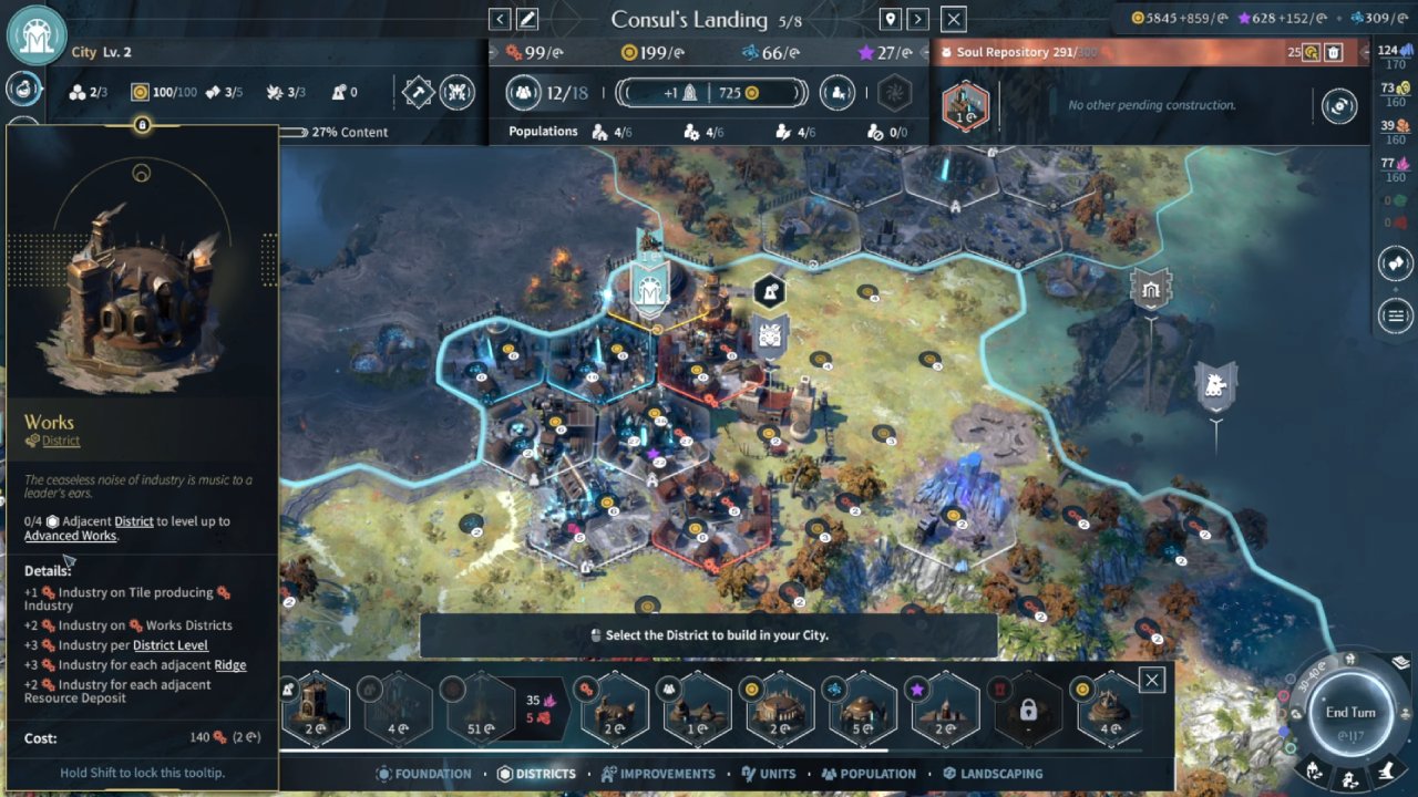 Endless Legend 2 Guide Upgrade Districts and Secure Extractors