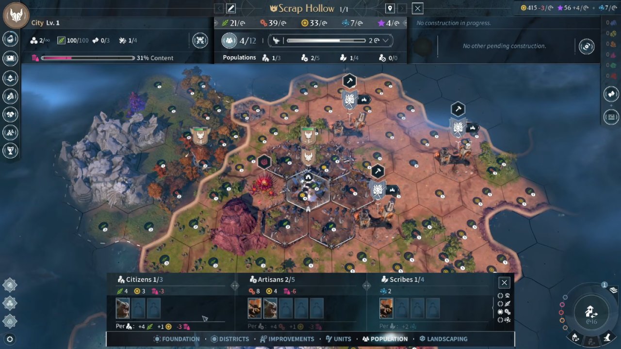 Endless Legend 2 Guide Repair Villages and Manage Population